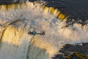 Iguassu Falls: Brazilian Side, Bird Park & Helicopter Tour