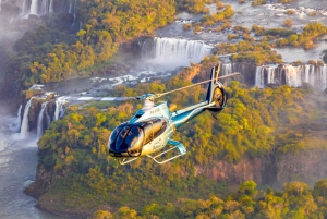 Iguassu watervallen: Braziliaanse kant, vogelpark & helikoptervlucht