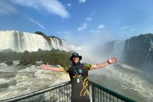 Wodospady Iguassu: 1-dniowa wycieczka po stronie Brazylii i Argentyny