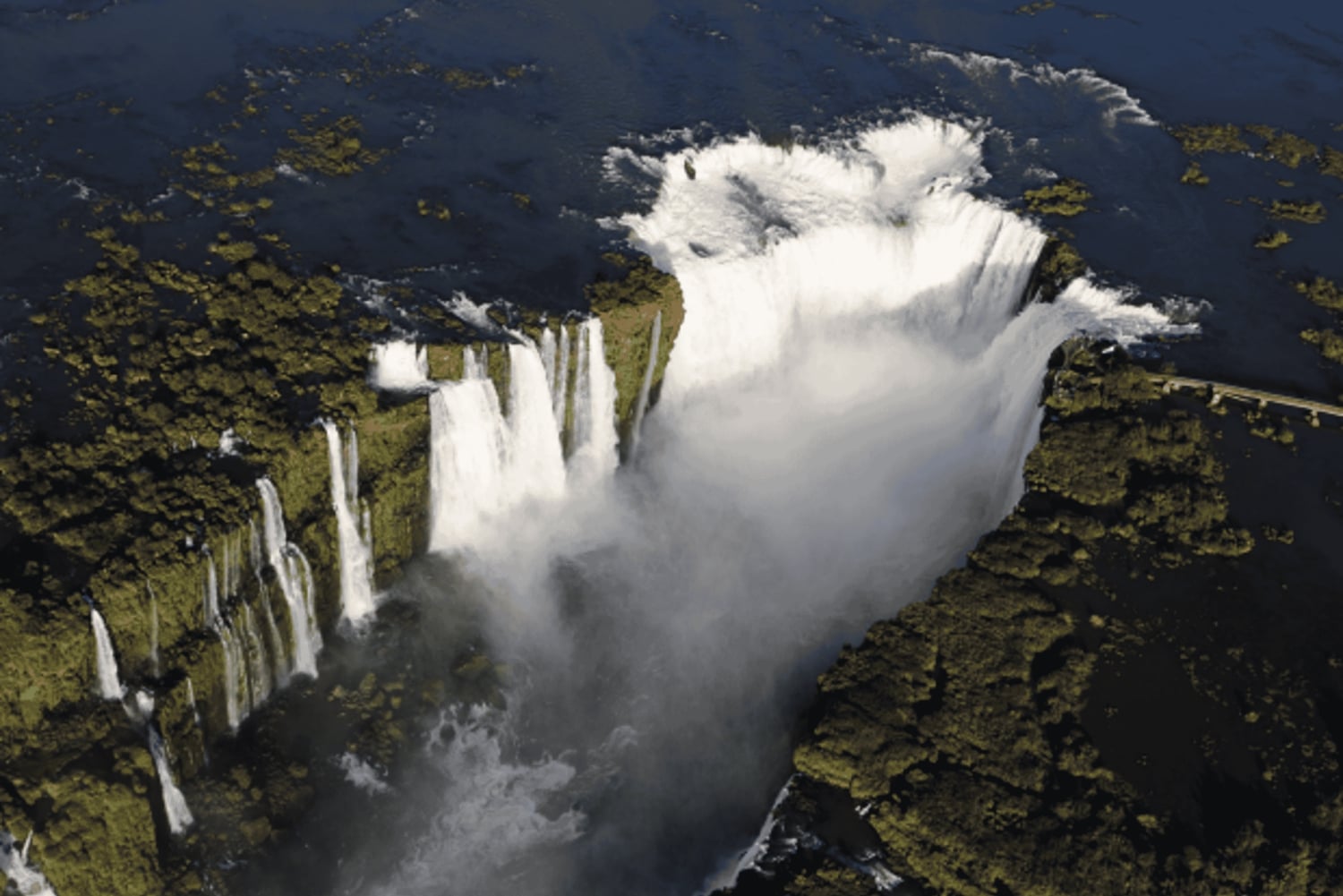 Iguazu-watervallen Argentijnse kant vanaf Puerto Iguazu