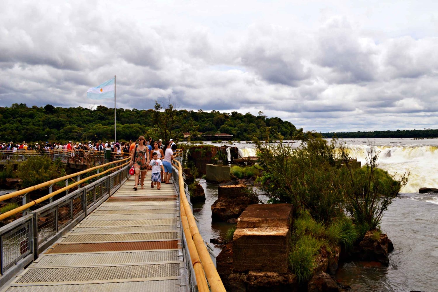 Iguazu-watervallen Argentijnse kant vanaf Puerto Iguazu