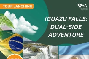 Cascate di Iguazu: Tour di un giorno intero ai lati del Brasile e dell'Argentina