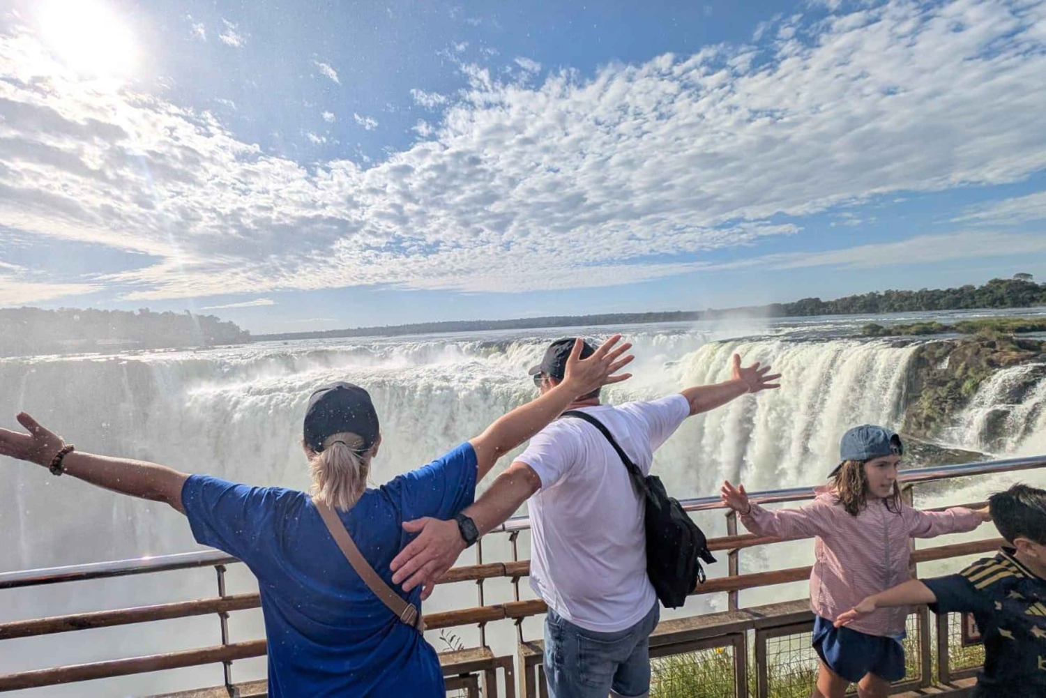 Wodospady Iguazu z przewodnikiem: wycieczka Odkryj Brazylię i Argentynę w 1 dzień