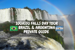 Iguazu Falls Private Day Tour: Brazil+Argentina+Boat Option