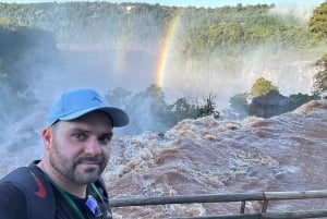 Tour privato delle cascate di Iguazu: Brasile e Argentina in 1 giorno