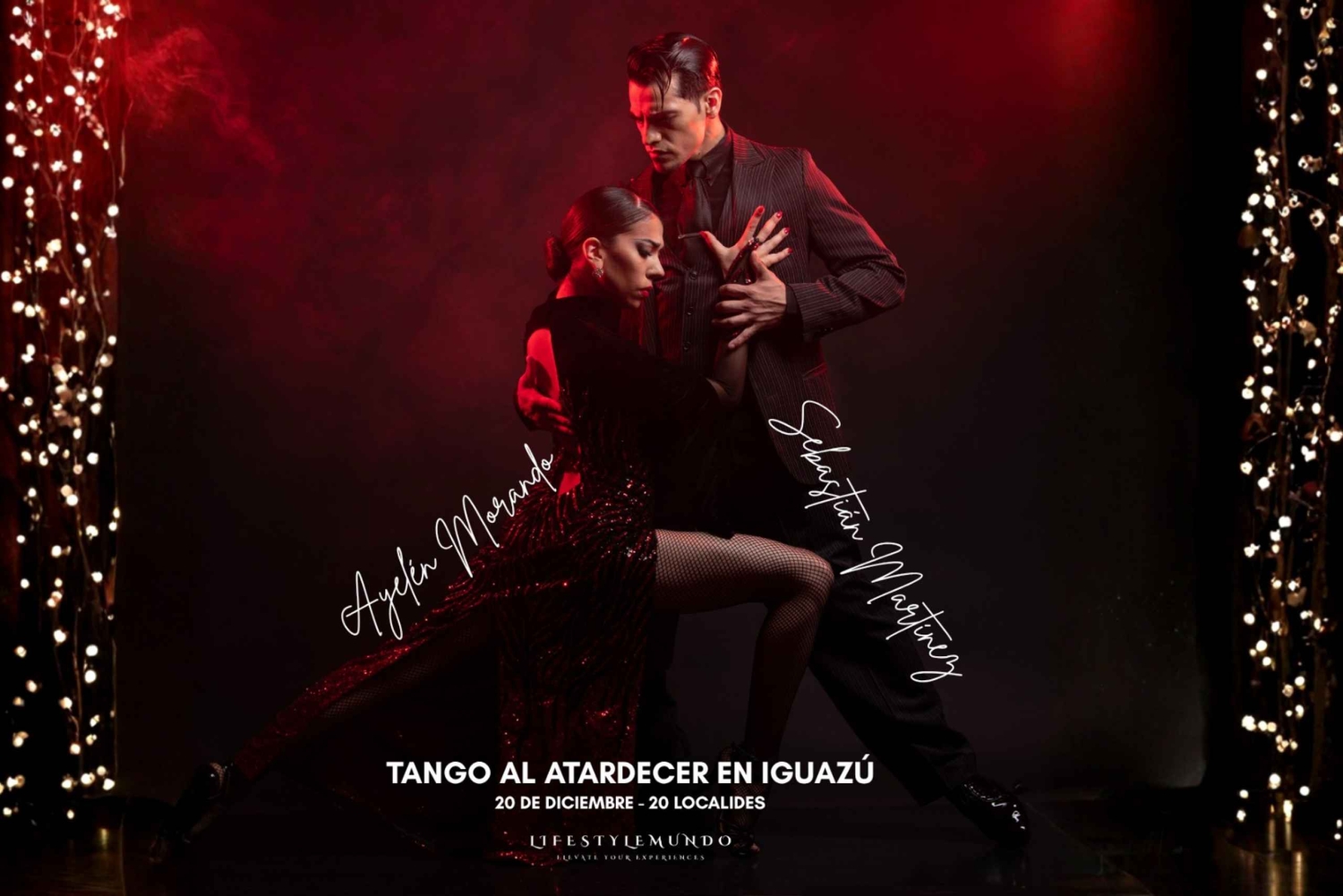 Iguazú: Tango-Show bei Sonnenuntergang mit Champagner und Snacks