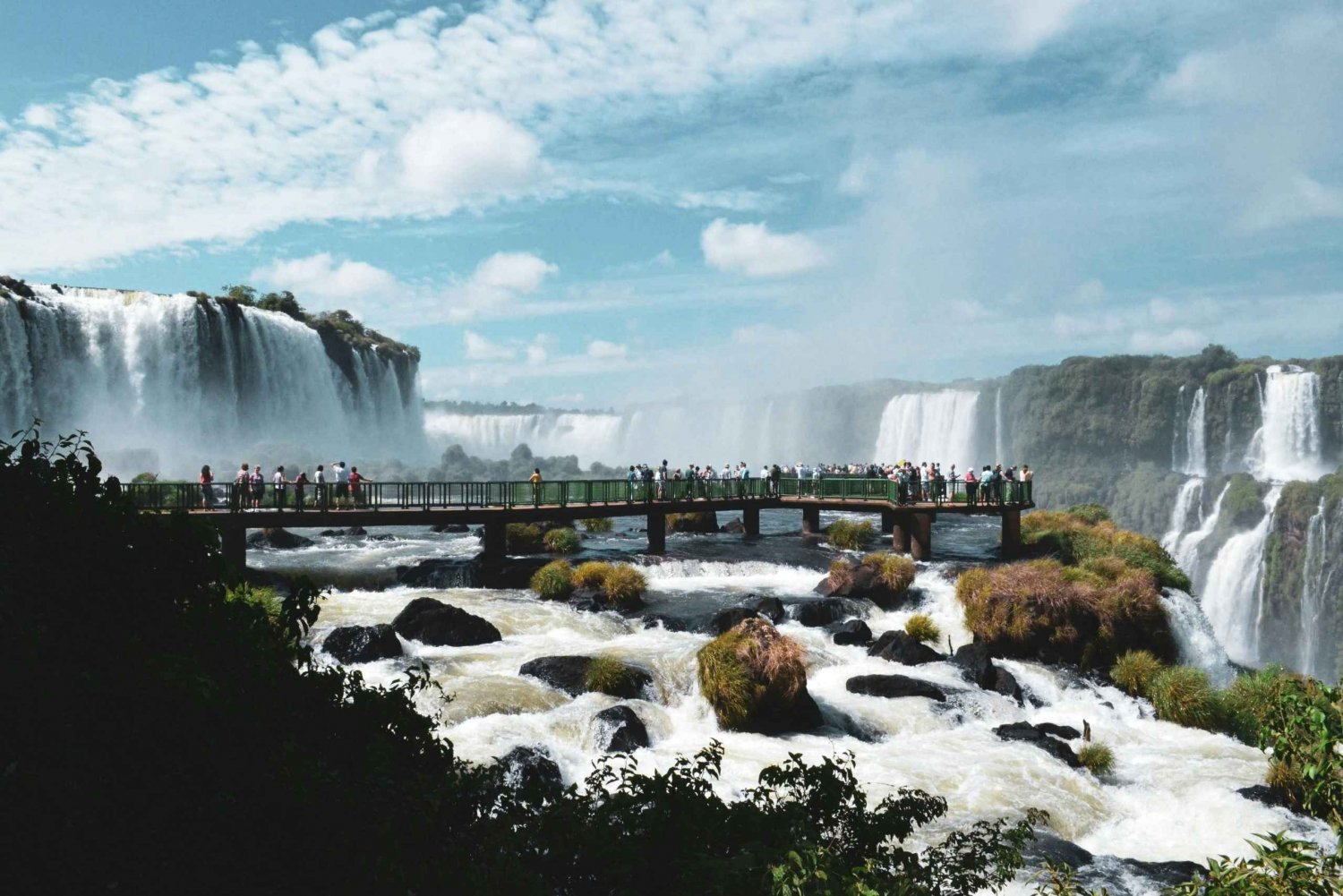 Immersive Iguazú Falls: Guided Walk, Train Ride & Boat