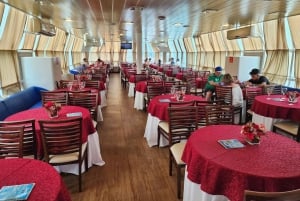 Kattamaram auringonlasku Paranán ja Iguazún joilla.