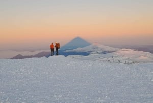 Uppstigning Lanin Volcano