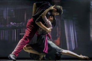 Stands de tango Madero : Dîner + boisson + spectacle + transfert