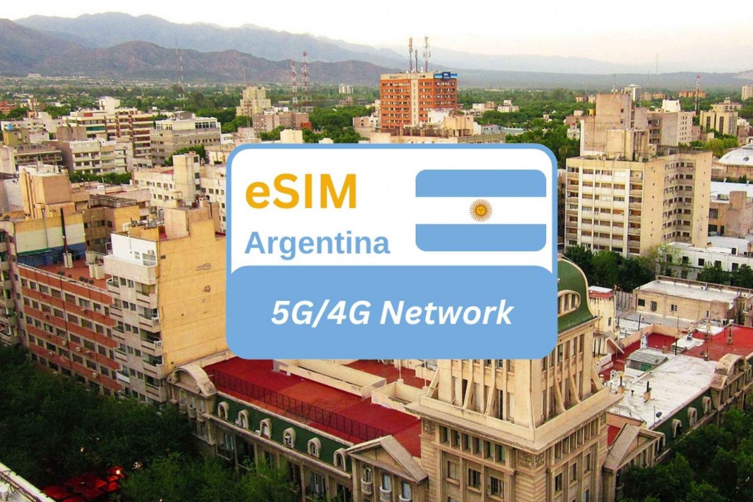 Mendoza: Plan de datos eSIM Argentina para viajes