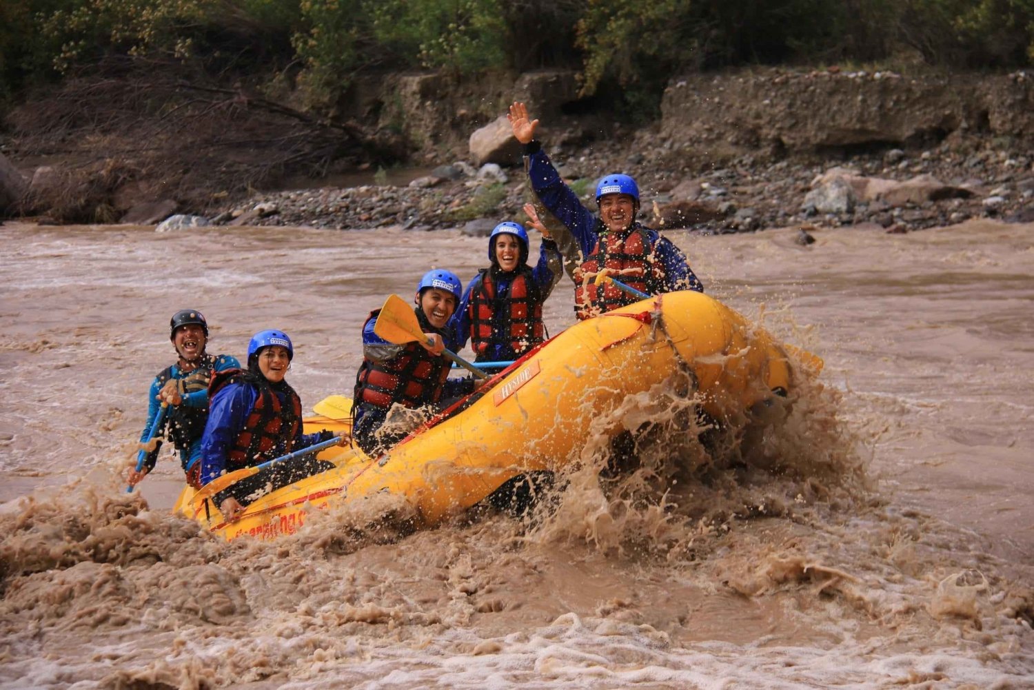 Mendoza: Potrerillos Rafting og Canopy-eventyr