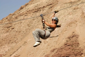 Mendoza: Spływ raftingowy i przygoda z zjazdem na linie w Potrerillos