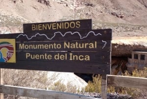 Mendoza: Puente del Inca: Uspallata, Aconcagua ja Puente del Inca päiväretki