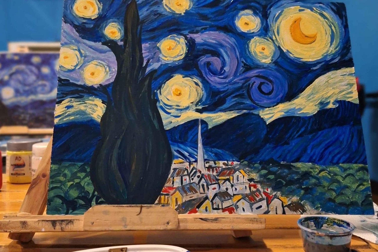 Painting my own Starry Night