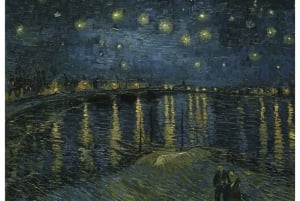 Pintando minha noite estrelada sobre o Ródano - V. Van Gogh