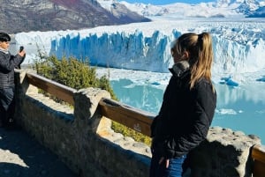 Perito Moreno kokopäiväinen minitrekking kuljetuksella ja kävelyteillä