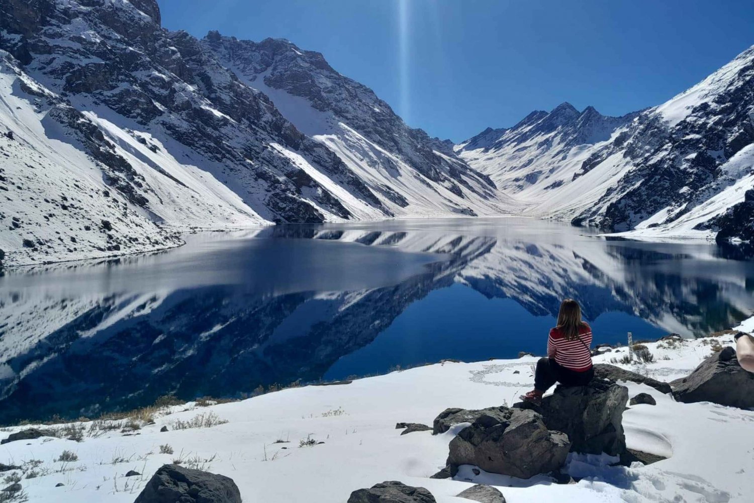 Portillo Andes bergskedja Inkalagunen och vinprovning