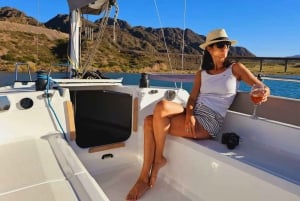 Seiltur på Potrerillos-sjøen med vin og ost