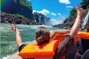 Privé - 2 dagen bij de Iguaçu-watervallen aan de Braziliaanse en Argentijnse kant + BOOTOPTIE