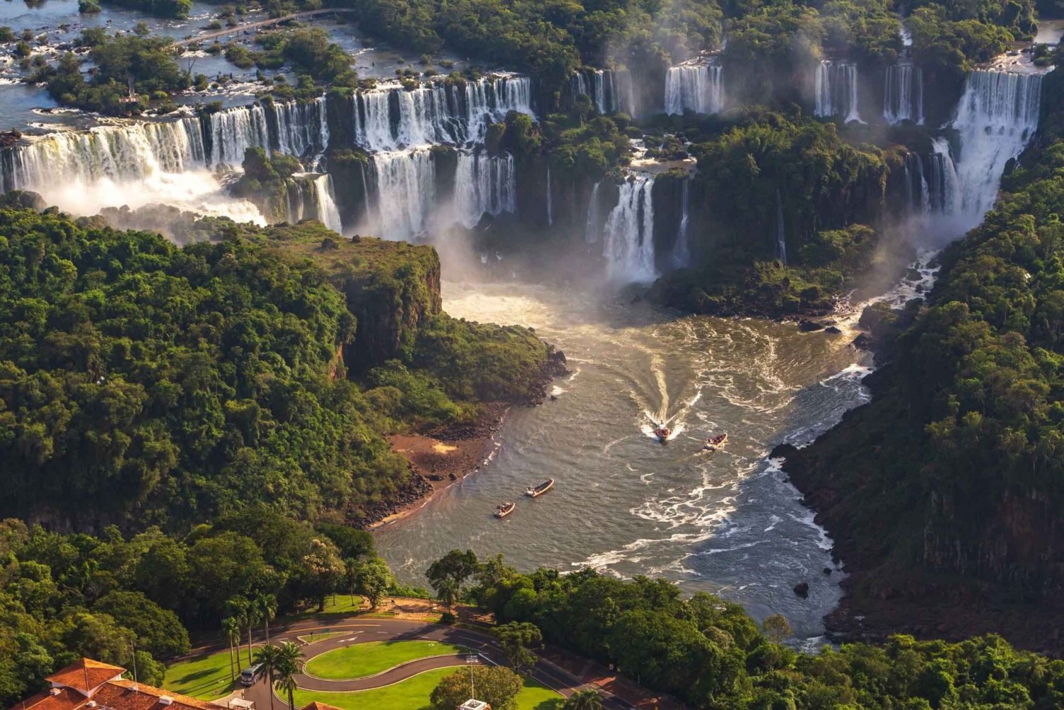 Puerto Iguazu: Iguazu Falls Boat Tour og Gran Aventura