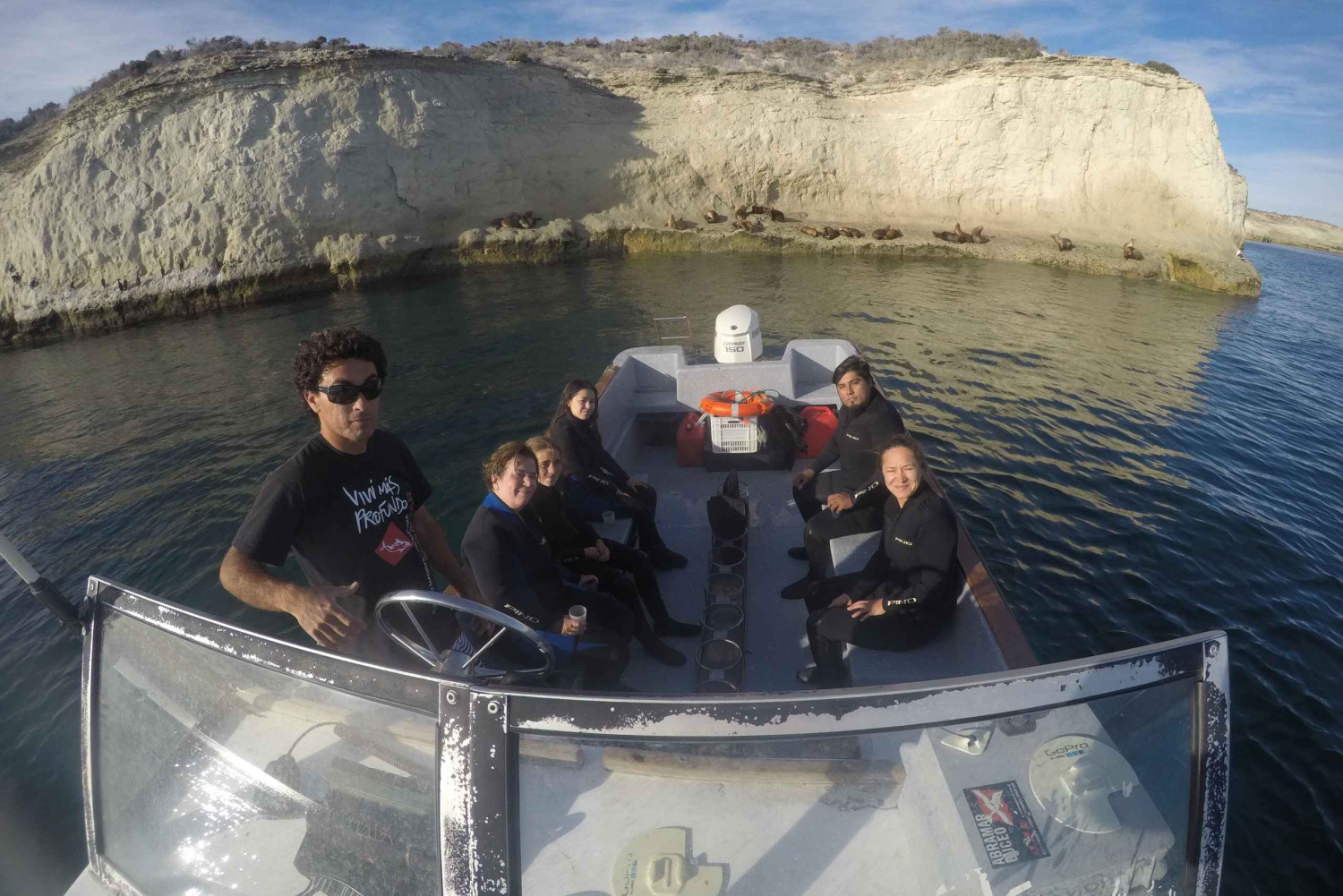PUERTO MADRYN , SNORKEL CON LEONES MARINOS