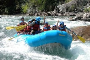 Rafting na rzece Manso z Villegas: półdniowa rodzina przygoda