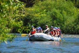 Rafting na rzece Manso z Villegas: półdniowa rodzina przygoda
