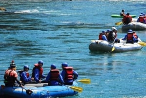 Rafting na rzece Manso z Villegas: półdniowa rodzina przygoda