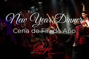 Rojo Tango Special New Year: Gourmet Dinner+Show+Transfer Fr