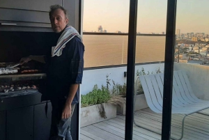 Asado op het dak en wijnproeverij