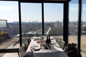 Asado op het dak en wijnproeverij