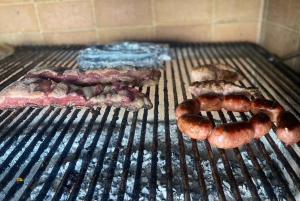 Asado op het dak en wijnproeverij