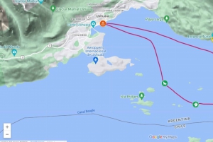 Seiling gjennom Beagle-kanalen til fyrtårnet