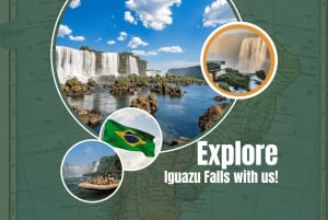 Det bedste af Iguazu-vandfaldene (brasiliansk side) - halvdagstur