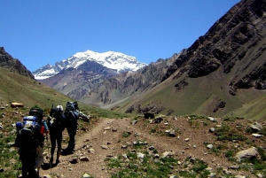 Trekking and Rappel in the Andes Mountains