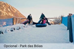 Ushuaia: seikkailua ja lunta | Moottorikelkka + Lumilautailu + Lumikenkäretki + Lounas