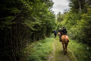 Ushuaia : Excursion d'une journée complète sur le lac, hors des sentiers battus et à cheval