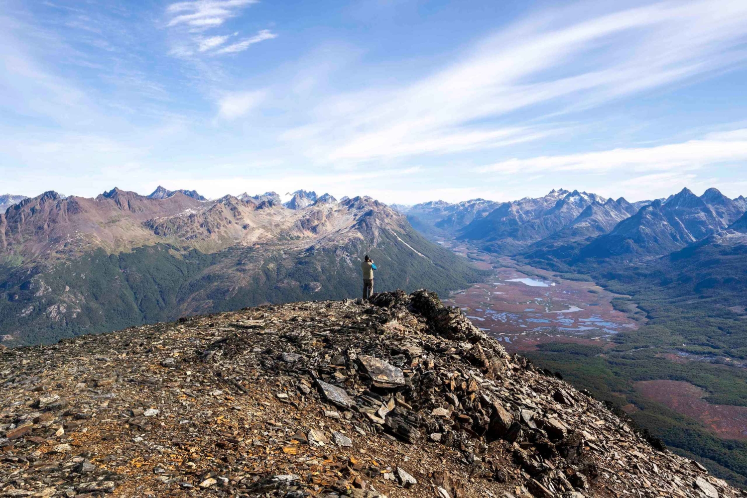 Ushuaia>DIN FÖRSTA FUEGIAN SUMMIT - Turquesa-Monte Carbajal