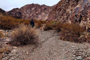 Trekking na montanha Uspallata Mendoza