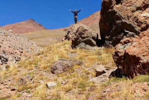 Trekking na montanha Uspallata Mendoza