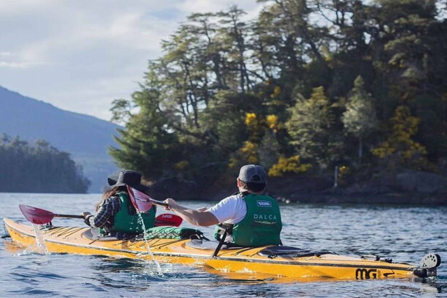 Villa la Angostura: tour de medio día en kayak con pícnic
