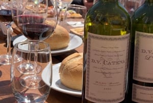 Vin- och musikupplevelse av D.V. Catena med en bräda med Cold Cuts