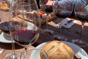 Vin- och musikupplevelse av D.V. Catena med en bräda med Cold Cuts