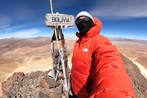 Zapaleri, un volcán con tres bordes