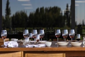 Almuerzo maridado completo Zuccardi en Piedra Infinita en el Valle de Uco
