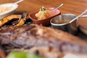 Полный парный обед Zuccardi в ресторане Piedra Infinita в долине Уко