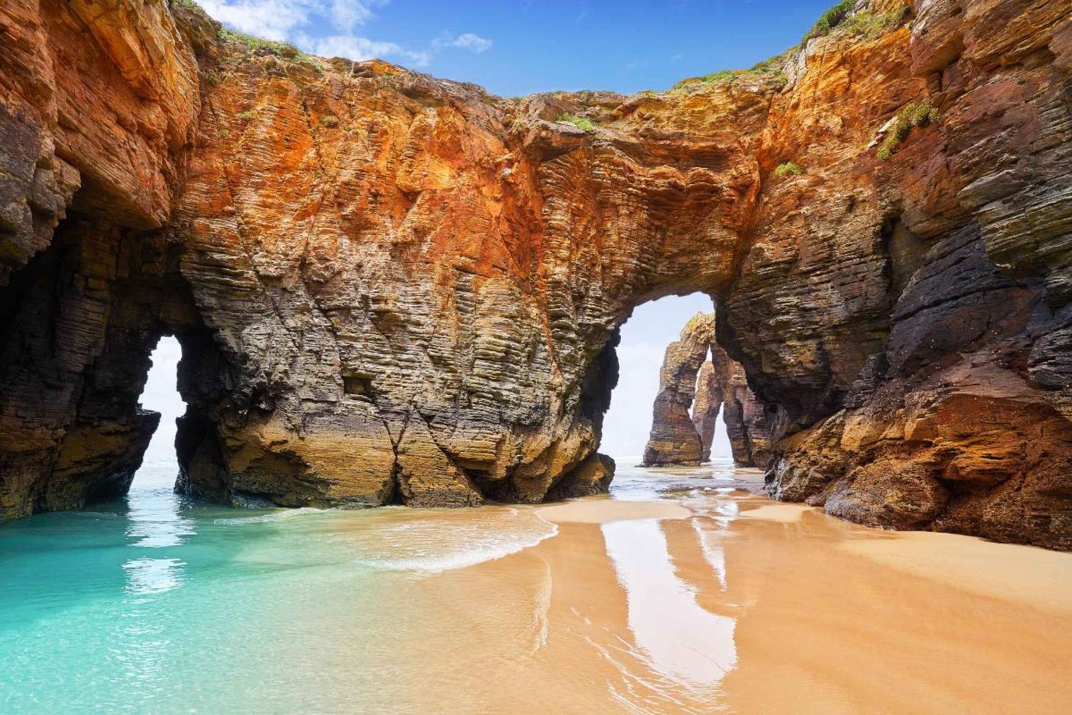 Excursion to Playa de las Catedrales, Ribadeo, and Tapia de Casariego