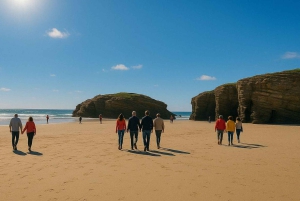 From A Coruna: Guided Day Trip to Lugo & As Catedrais Beach