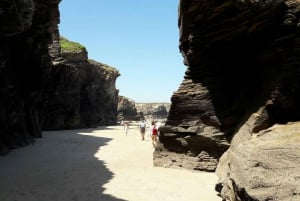 Depuis Lugo : excursion d'une demi-journée à Playa de las Catedrales et Ribadeo